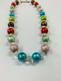 Glass Midcentury beaded necklace