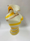 Hand blown Art glass vase in the shape of a women’s bust