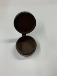 Antique leather stud box