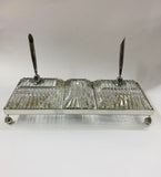 Waterford Crystal Pen stand with claw feet