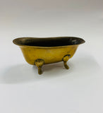 Antique brass bath tub