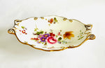 Derby Posies Oval Dish with Scroll Edges