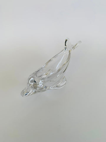 Vannes Le Chatel Crystal Dolphin Bowl