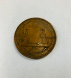 New Zealand 1874 Penny Trade Token, Grahamstown, George McCaul
