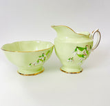 Royal Albert “Laurentian Snowdrop” Milk and Sugar