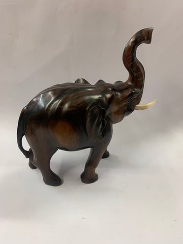 Large wooden elephant