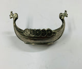 Pewter Viking long ship