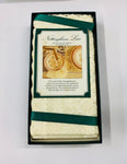 Set 4 Laura Ashley lace napkins