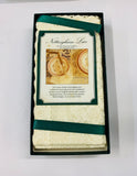 Set 4 Laura Ashley lace napkins