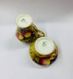 Aynsley Orchard Gold milk jug and sugar bowl