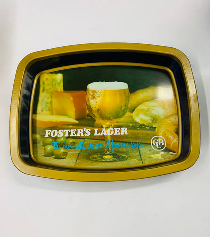 Vintage Fosters Lager drinks tray