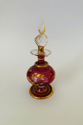 Small Venetian style glass perfume bottle