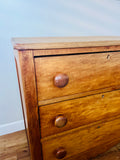 Rustic wooden vintage Chest of Drawers