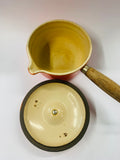 Le Creuset cast iron and enamel saucepan