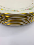 Set 8 Royal Doulton Symphony Dinner plates