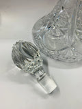 Vintage crystal ships decanter