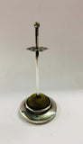 Sterling silver hat pin holder