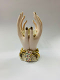 Porcelain ladies hands vase