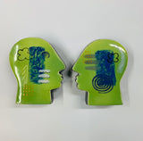 Pair of retro Brendon Adams NZ salt and pepper shakers