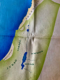 Linen Tea Towel with map of Israel and Nabatae