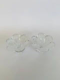 Crystal d Arques Pair of Candle Holders