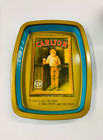 Vintage Carlton Lager drinks tray