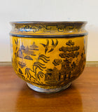 Royal Doulton yellow Willow Jardiniere