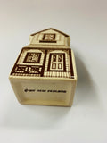 Rare Air New Zealand colonial collection ceramic house bottle
