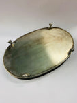 Ornate silver plated drinks tray