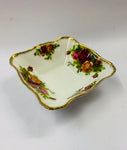 Royal Albert Old Country Roses square sweet dish