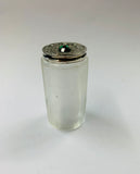 Sterling silver topped dressing table pot