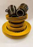 Kelston Ceramics Honeyglaze dinner set