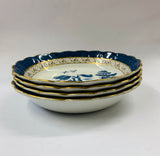 Booths Real Old Willow set 4 dessert bowls
