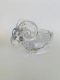 Glass Ram Dish