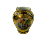 Royal Vienna Hand painted porcelain vase