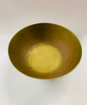 Antique brass planter bowl