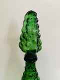 Vintage green bubble genie bottle