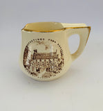 Crown Lynn shaving mug Greetings from Russell