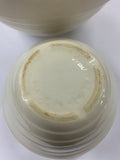 Set of 3 Crown Lynn graduated beehive mixing bowls