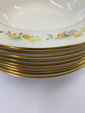 Set 8 Royal Doulton Symphony large soup bowls