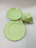 Queen Anne Green floral trio