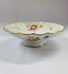 Large Royal Crown Derby Posies footed compote bowl