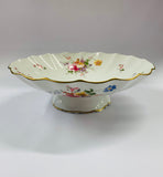 Large Royal Crown Derby Posies footed compote bowl