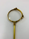 Victorian rolled gold folding lorgnette glasses