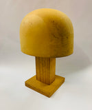 Vintage wooden hat block size 22