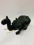 Ebony wooden elephant