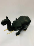 Ebony wooden elephant