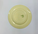 Clarice Cliff large dinner plate green and gold
