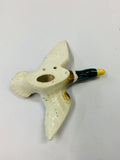 Small ceramic flying wall duck