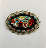 Antique Micro Mosaic Brooch